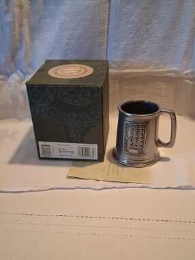 Wilton Armetale Pewter Alphabet Tankard Mug #171101